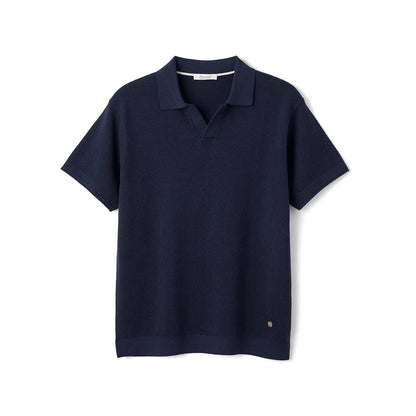 Strikket Polo til Herre – Myk og Pustende Business Casual Sommerstil
