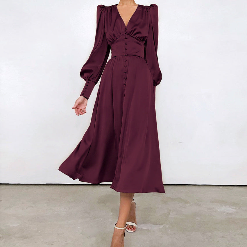 Elegante satengkjoler