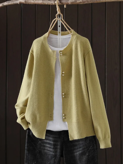 Klaerigo | CARDIGAN MED PERLEKNAPPER