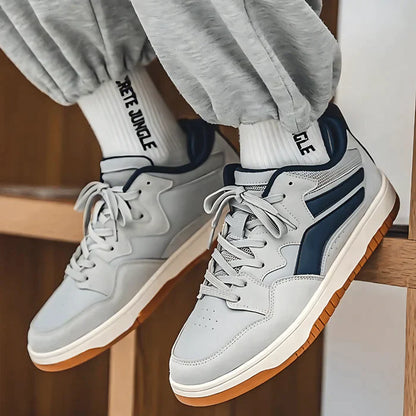 Retro joggesko med lav topp og kontrastfargede detaljer