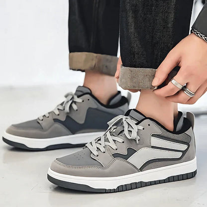 Retro joggesko med lav topp og kontrastfargede detaljer