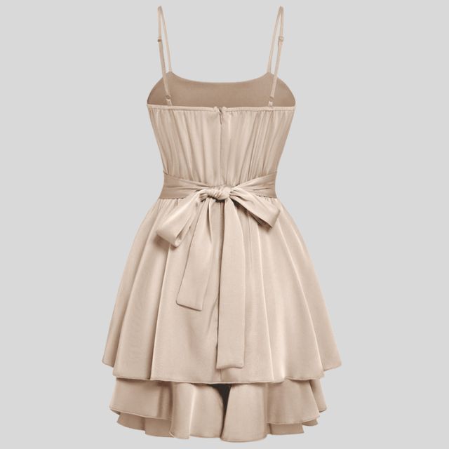 Plissert jumpsuit med justerbare stropper