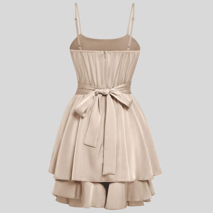 Plissert jumpsuit med justerbare stropper