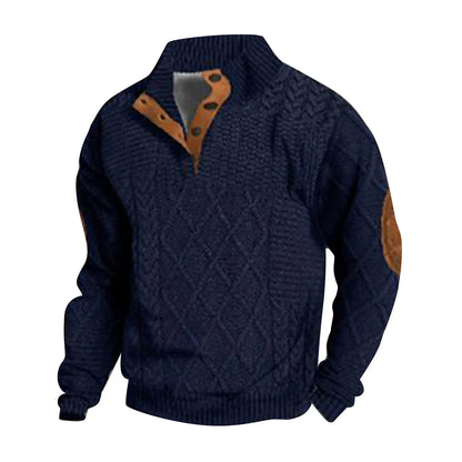 Casual retro kasjmirskjorte for menn