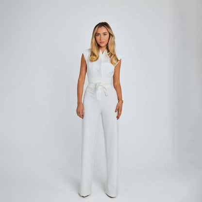 Elegant jumpsuit med vide ben