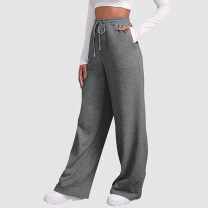 Joggebukser med vidde i bena og fôr