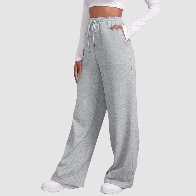 Joggebukser med vidde i bena og fôr