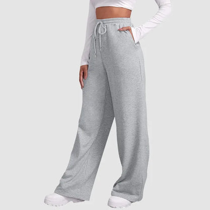 Joggebukser med vidde i bena og fôr