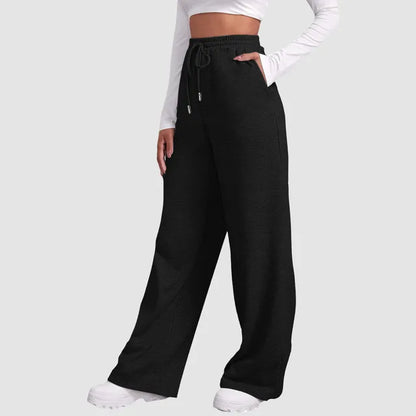 Joggebukser med vidde i bena og fôr