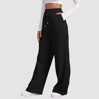 Joggebukser med vidde i bena og fôr