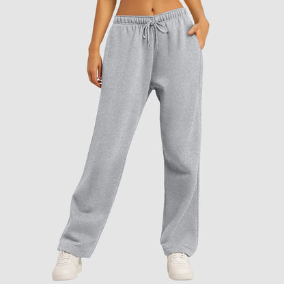Joggebukser med vidde i bena og fôr