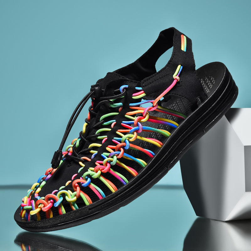 Mesh sandaler for menn