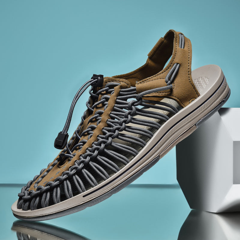 Mesh sandaler for menn