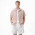 Linskjorte til Herre – 100% Lin, Kortermet & Minimalistisk Sommerstil – Rosa