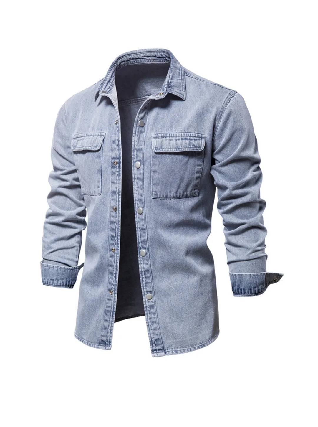 Denimskjorte for menn