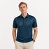 Slim Fit Poloskjorte til Herre – Lyocell- og Silkeblanding med Elegant Struktur – Rød