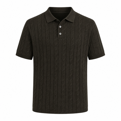 Slim Fit Polo til Herre – Lett og Stretchy Sommerstil med Retro Preg