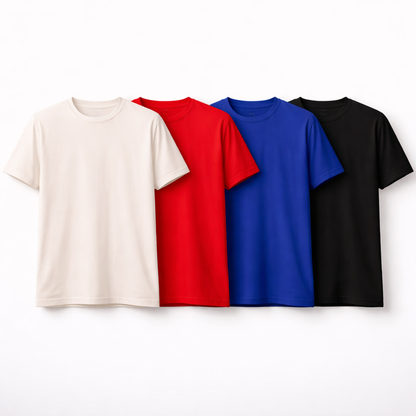 Oversized T-skjorte for Herre – Streetwear i Bomull med Print, Kort Erm og Løs Passform Pakke