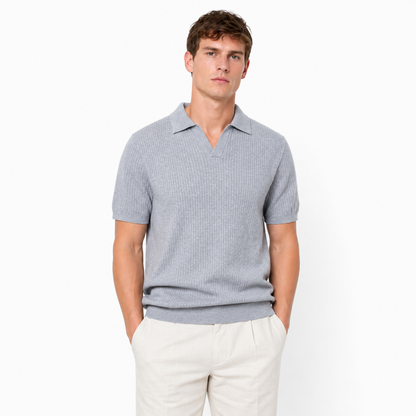 “Old Money” Polo T-skjorte til Herre – Klassisk &amp; Elegant Stil