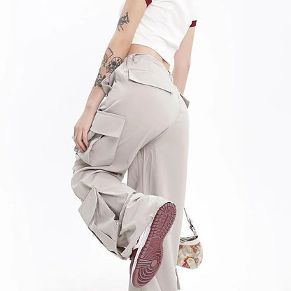 Hip Hop Oversize Cargo-bukser til dame