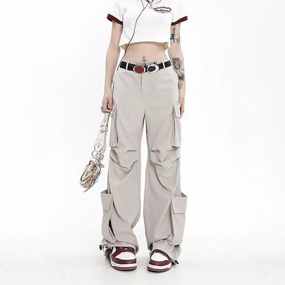 Hip Hop Oversize Cargo-bukser til dame
