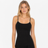 Slim Fit Tank Top til Dame – Enkel og Pustende Sommertopp – Kaffe