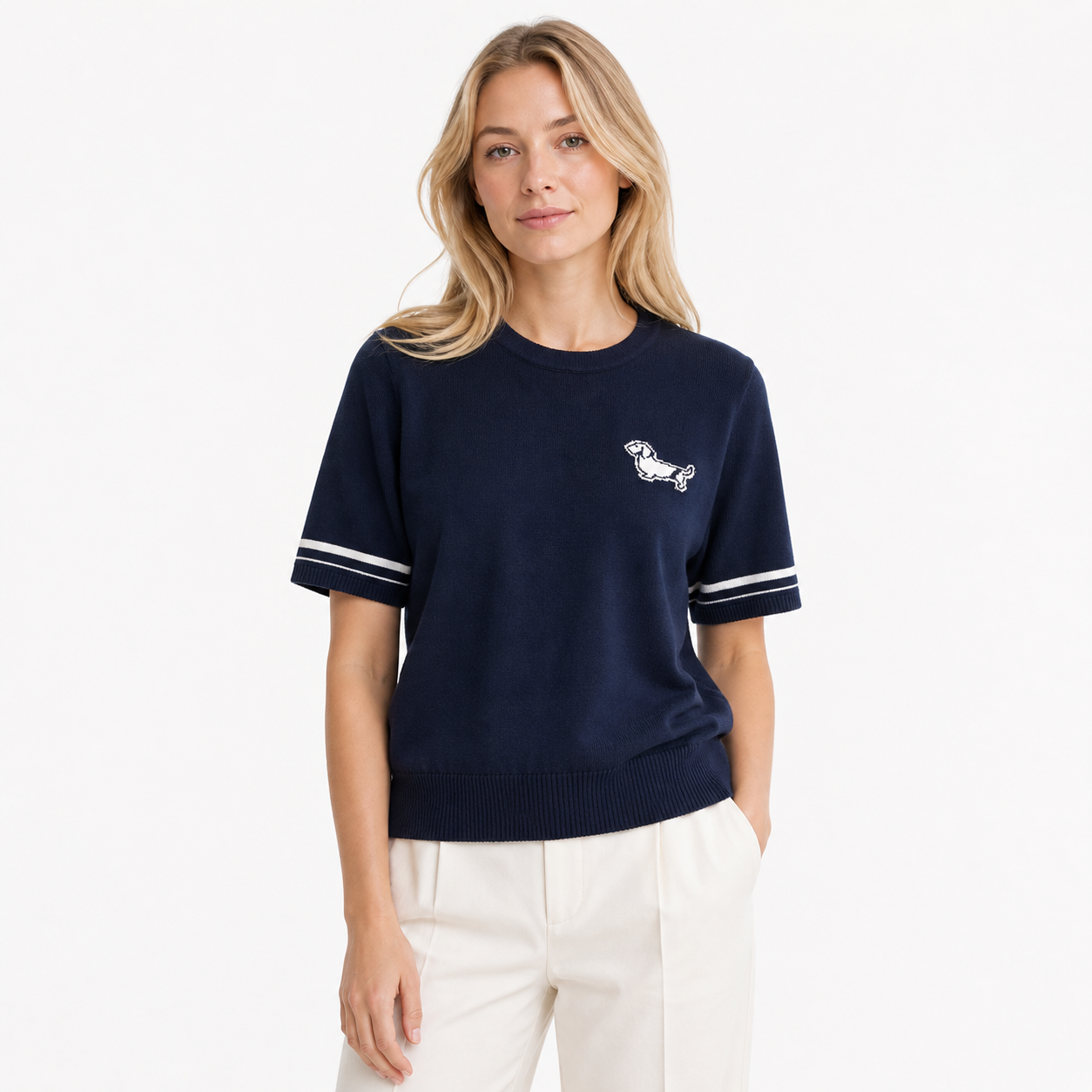Bomulls T-skjorte til Dame – 100% Bomull &amp; Enkel Sommerstil