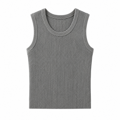 Slim Fit Tank Top til Herre – Elastisk Treningsvest for Gym og Sommer