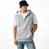 Ermeløs Hoodie til Herre med Glidelås – Oversized Streetwear Vest – Marineblå
