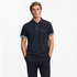 Marineblå T-skjorte til Herre – Turn-up Ermer & Casual Stil – Marine