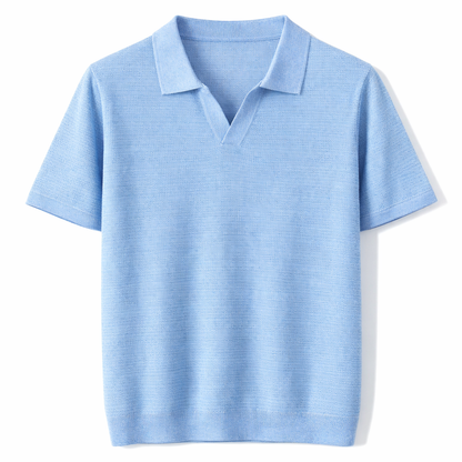 Lyocell Polo T-skjorte til Herre – 100% Lyocell, Lett &amp; Business Casual