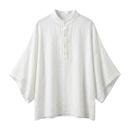 Oversized T-skjorte til Herre – Koreansk Streetwear med Dolman-ermer