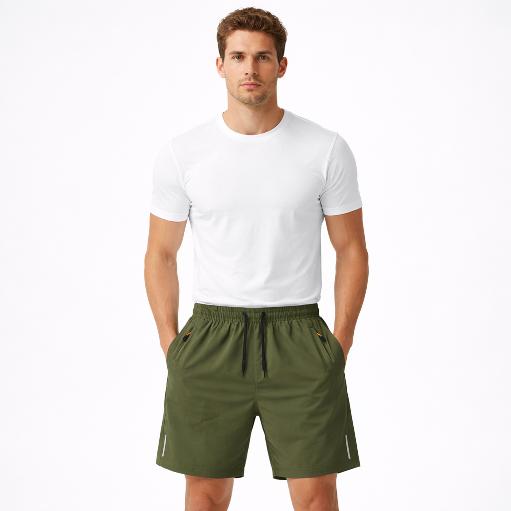 Sportsshorts til Herre – Lett, Pustende &amp; Quick-Dry Treningsshorts