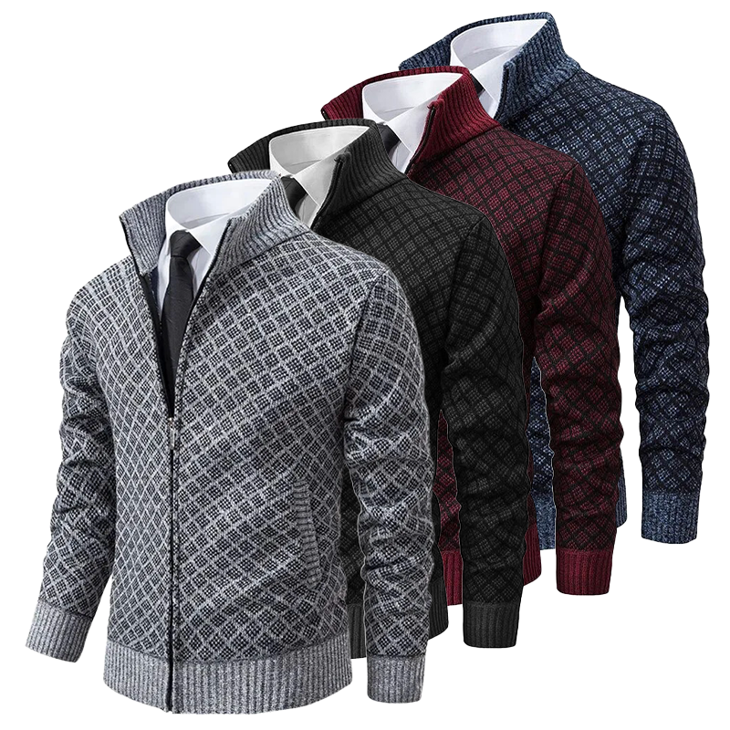 Remy-Doir Jacquardstrikket genser