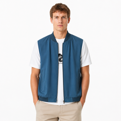 Mesh Vest til Herre – Pustende &amp; Hurtigtørkende Outdoor Vest – Green