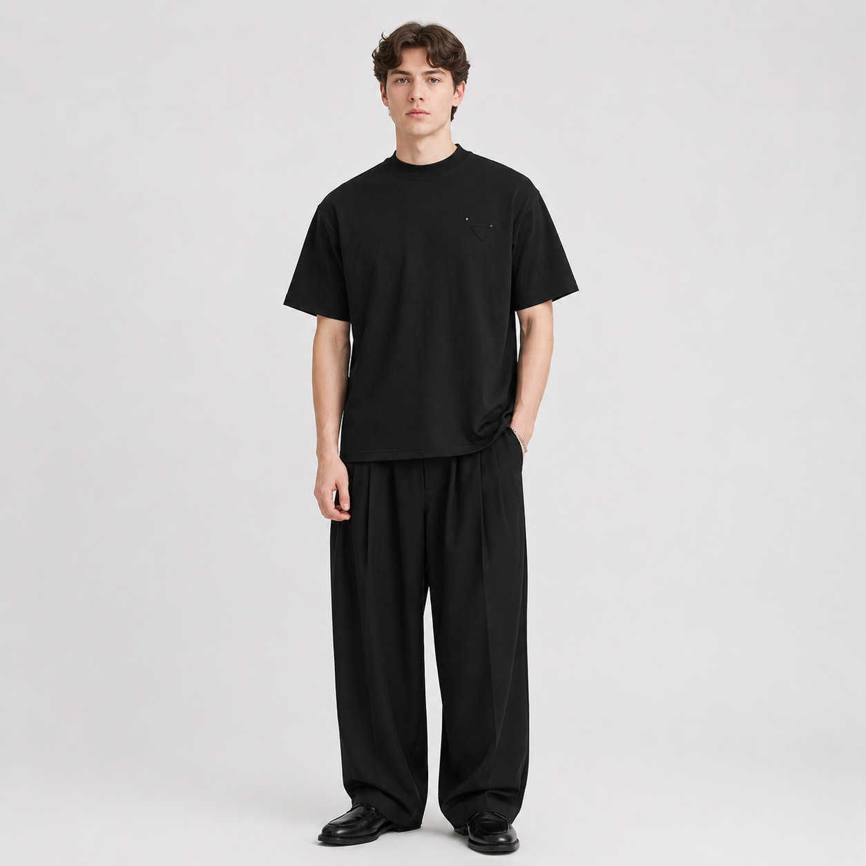 Kraftig T-skjorte til Herre – 280g Bomull &amp; Minimalistisk Design