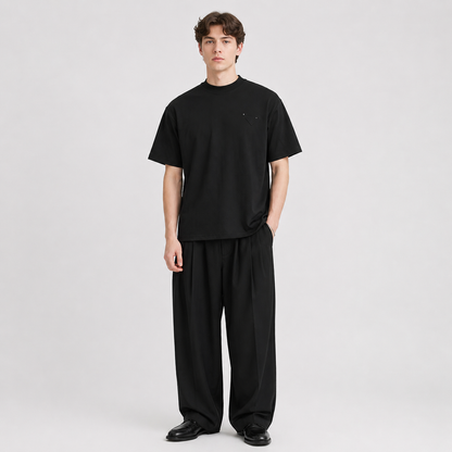 Kraftig T-skjorte til Herre – 280g Bomull &amp; Minimalistisk Design
