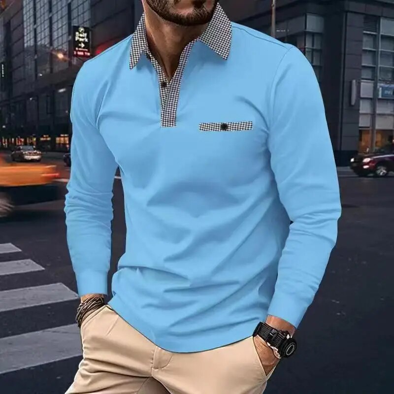 Joey langermet poloskjorte