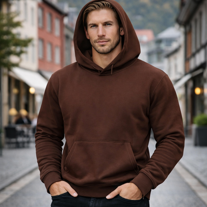 Unisex Hoodie i Heavy Weight Bomull – 480gsm med Polarfleece | Tykk &amp; Varm Hettegenser