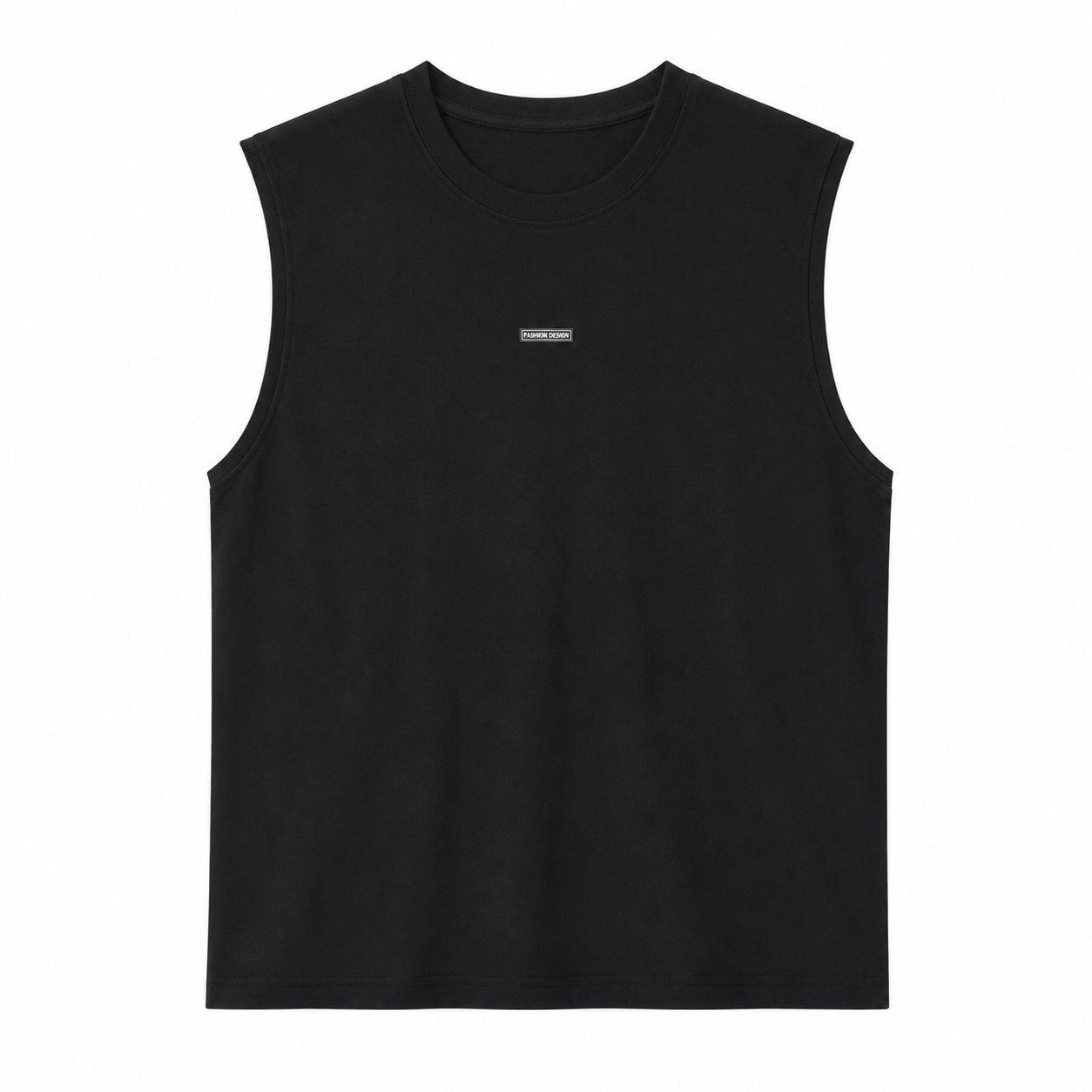 Ermeløs Topp til Herre – Lett og Pustende Singlet med Minimalistisk Design