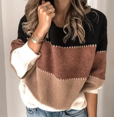 Céline | Stilren retro strikkegenser