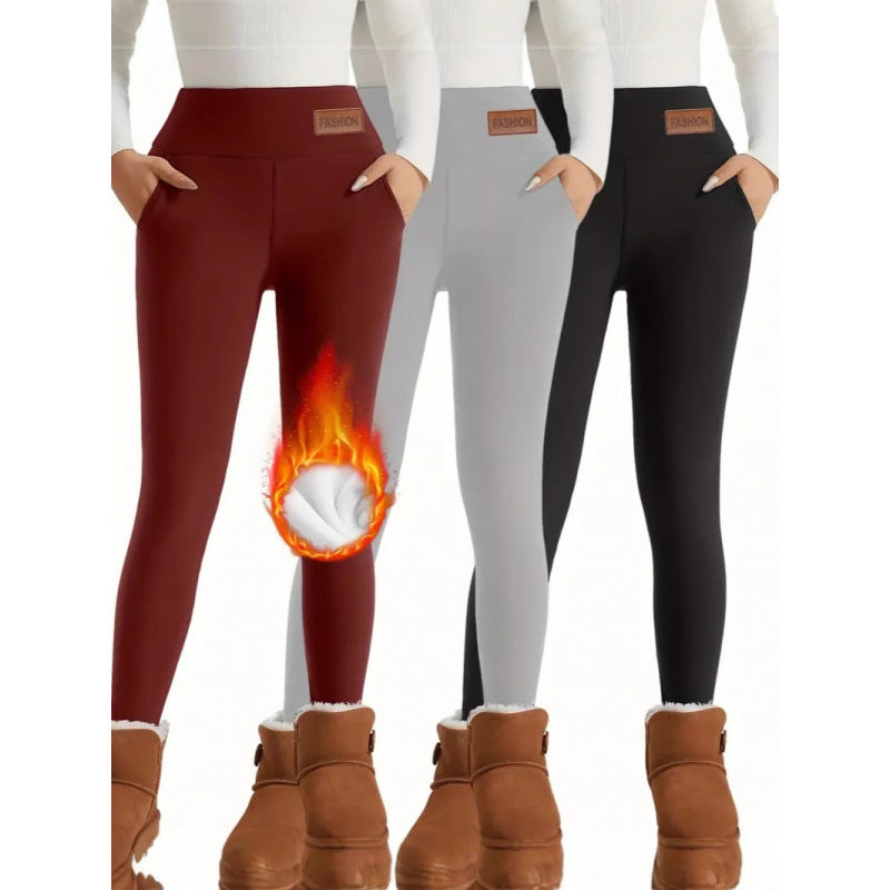 Leggings med fleecefôr