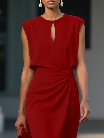 Elara | Elegant Design Midi Kjole