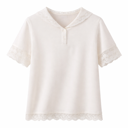 Hvit T-skjorte med Hette &amp; Blonde til Dame – Komfortabel og Trendy Sommerstil