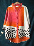 Alina | Linbluse med volang – S