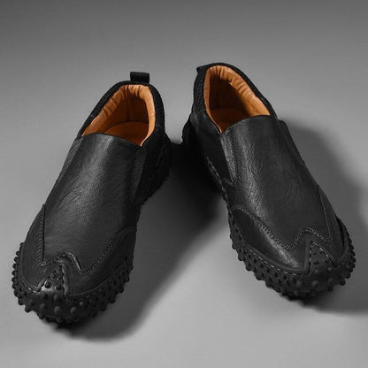 slip-on loafers i skinn for hverdagsbruk