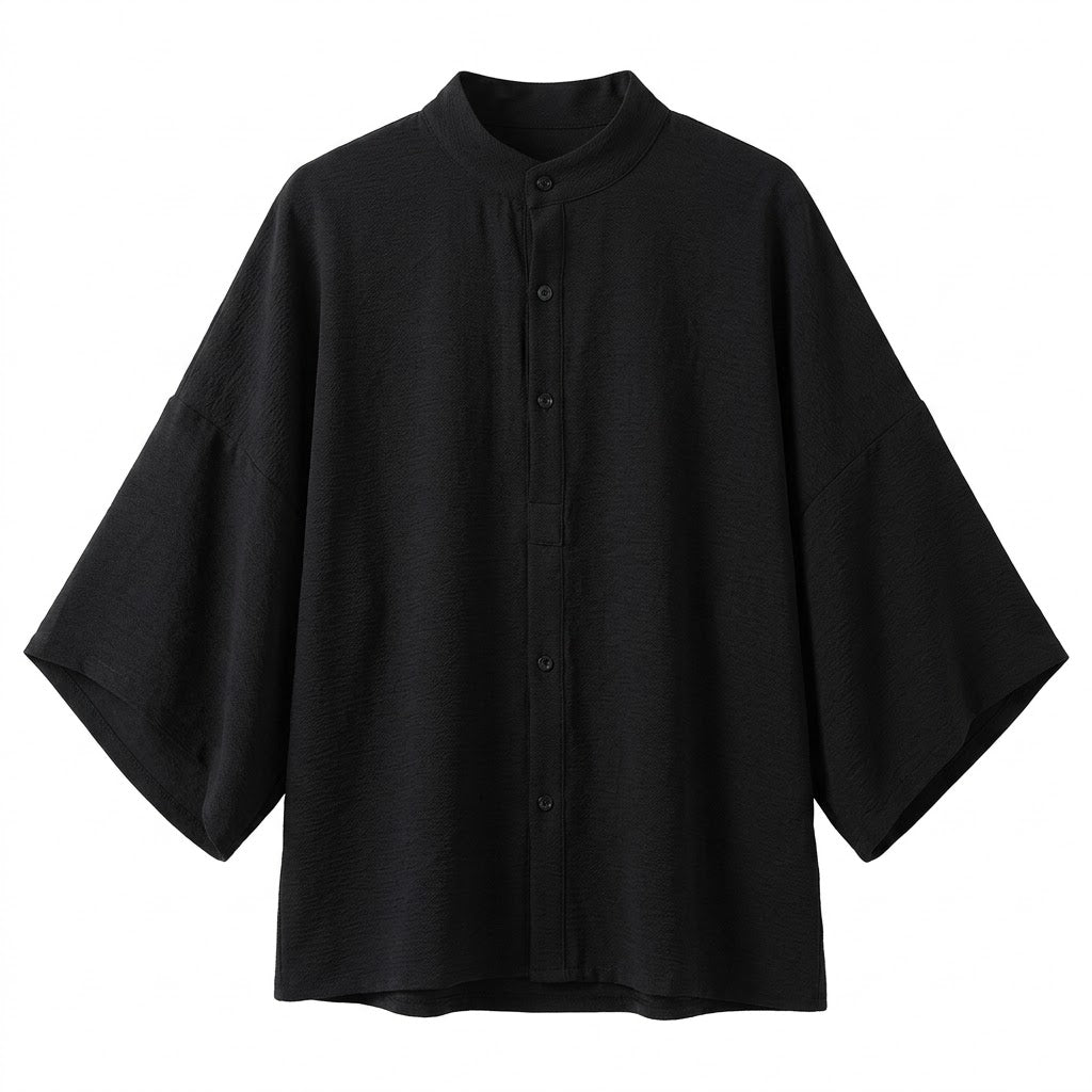 Oversized T-skjorte til Herre – Koreansk Streetwear med Dolman-ermer