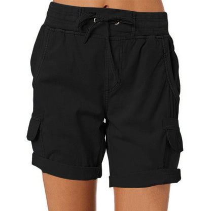 Shorts med høy midje