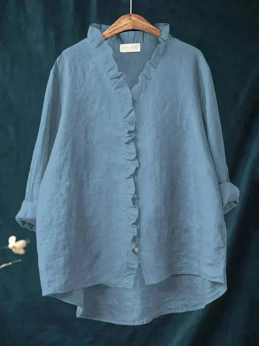 Maeva | Linbluse med volang