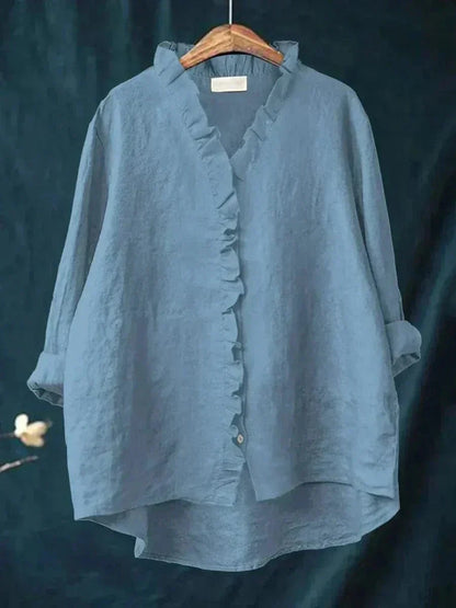 Maeva | Linbluse med volang